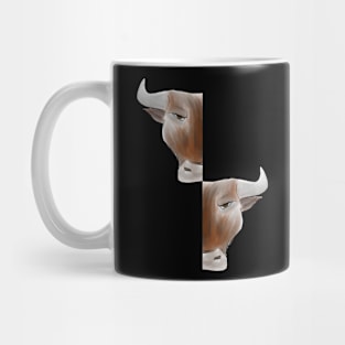 half cow Mug